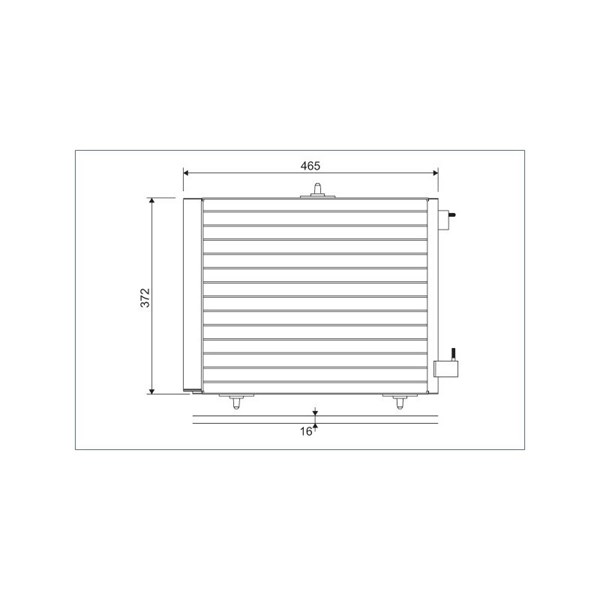 Kondensor, klimatanläggning Valeo 814095 VALEO