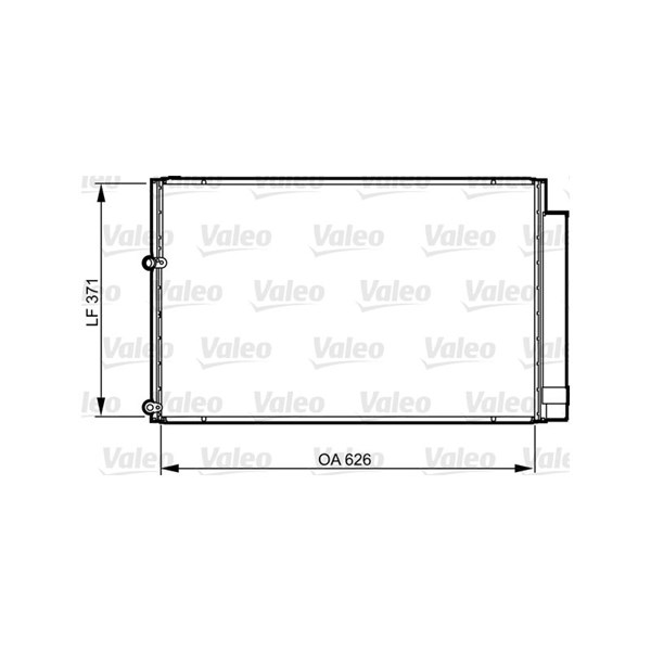 Kondensor, klimatanläggning Valeo 814158 VALEO