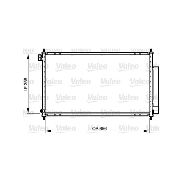 Kondensor, klimatanläggning Valeo 814159 VALEO