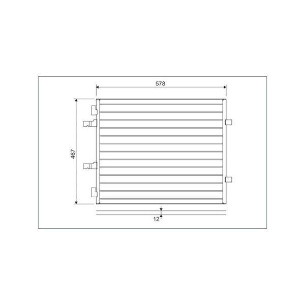 Kondensor, klimatanläggning Valeo 814172 VALEO
