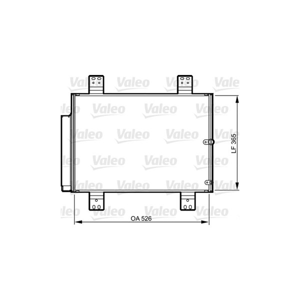 Kondensor, klimatanläggning Valeo 814206 VALEO Kondensor, klimatanläggning Valeo 814206 VALEO