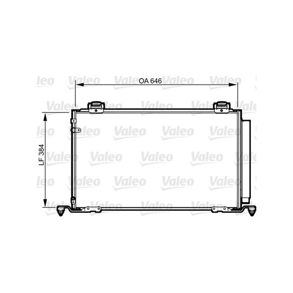Kondensor, klimatanläggning Valeo 814209 VALEO