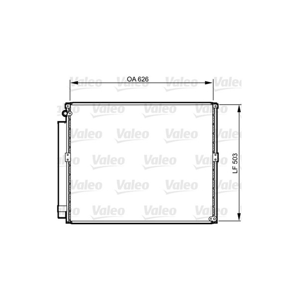Kondensor, klimatanläggning Valeo 814236 VALEO
