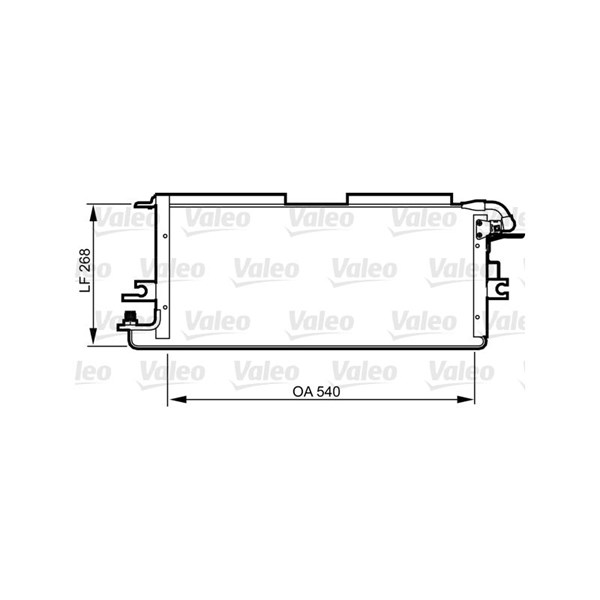 Kondensor, klimatanläggning Valeo 814245 VALEO