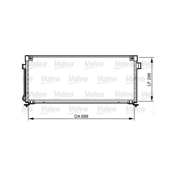 Kondensor, klimatanläggning Valeo 814259 VALEO