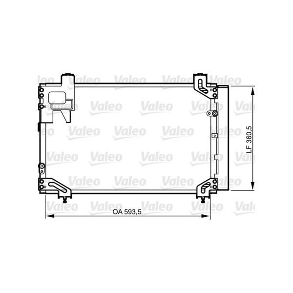 Kondensor, klimatanläggning Valeo 814271 VALEO
