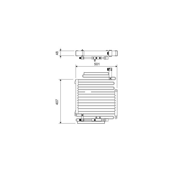 Kondensor, klimatanläggning Valeo 814288 VALEO