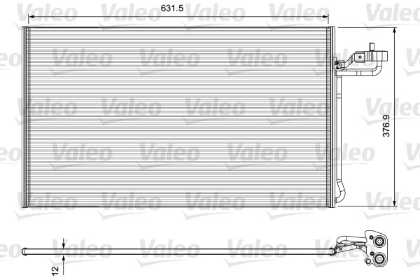 Kondensor, klimatanläggning Valeo 814325 VALEO