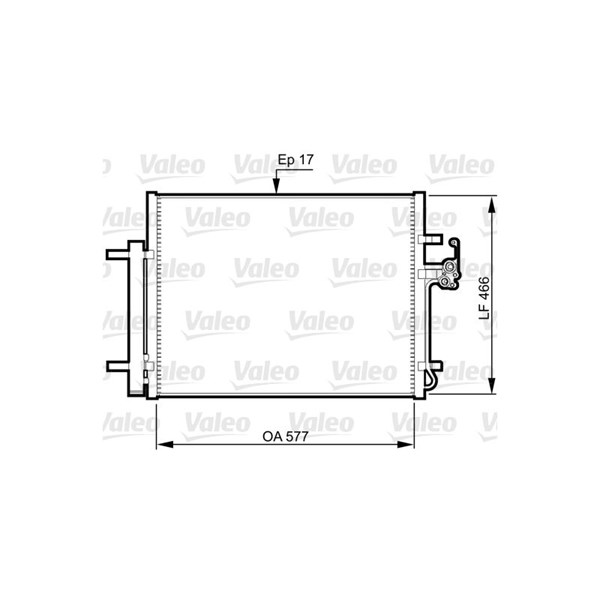 Kondensor, klimatanläggning Valeo 814360 VALEO Kondensor, klimatanläggning Valeo 814360 VALEO