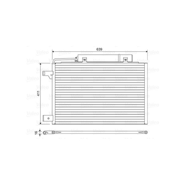 Kondensor, klimatanläggning Valeo 814376 VALEO