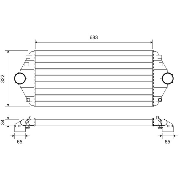 Intercooler Valeo 816851 VALEO