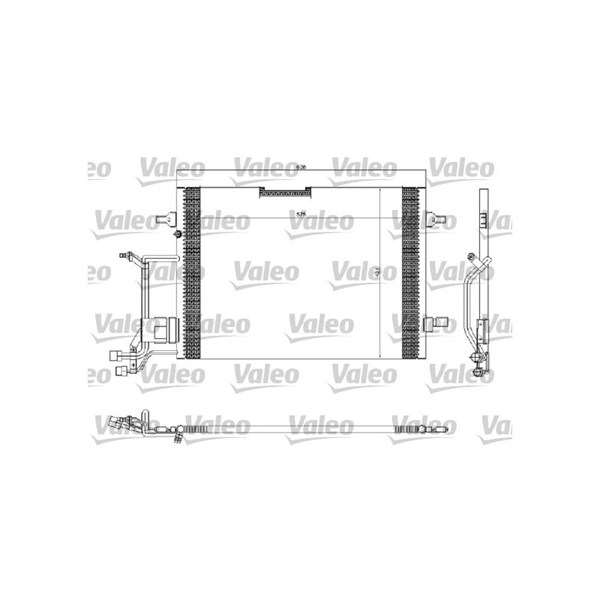 Kondensor, klimatanläggning Valeo 816967 VALEO