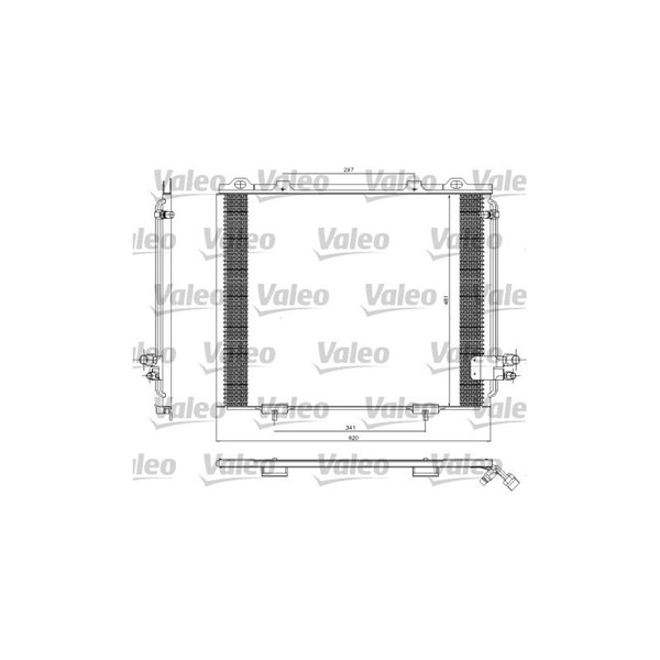 Kondensor, klimatanläggning, Fram Valeo 817252 VALEO