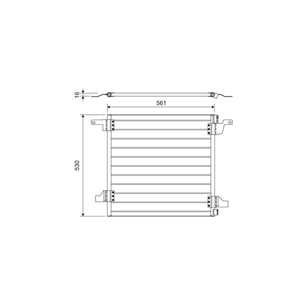 Kondensor, klimatanläggning Valeo 817458 VALEO