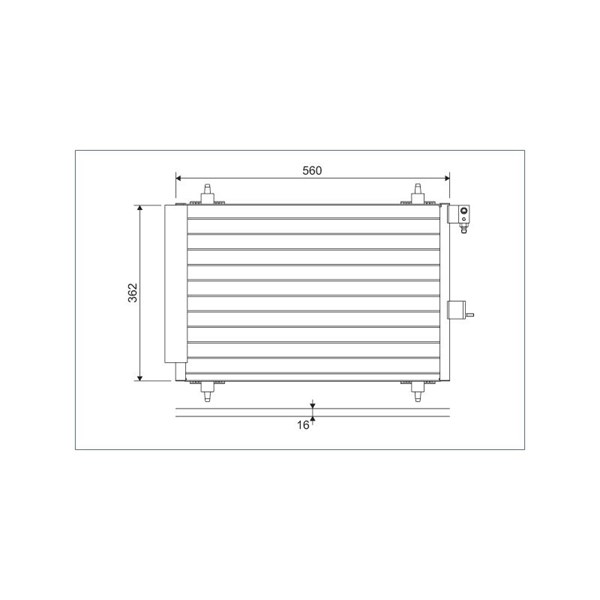 Kondensor, klimatanläggning Valeo 817508 VALEO Kondensor, klimatanläggning Valeo 817508 VALEO