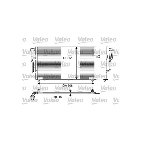 Kondensor, klimatanläggning Valeo 817559 VALEO