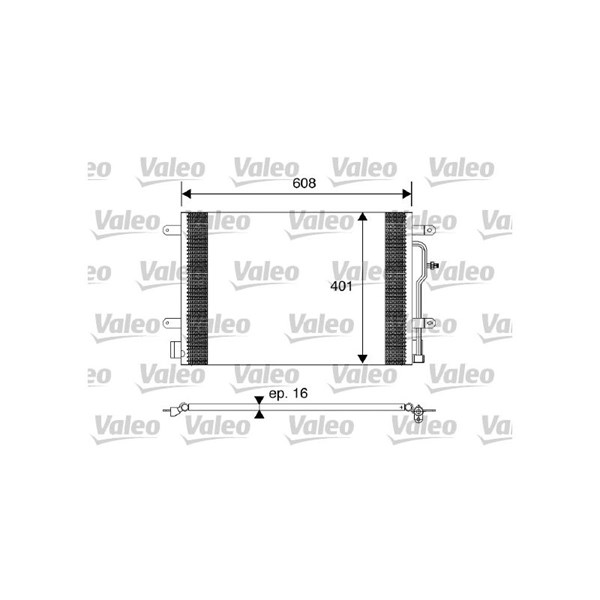 Kondensor, klimatanläggning Valeo 817569 VALEO