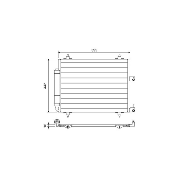 Kondensor, klimatanläggning Valeo 817579 VALEO