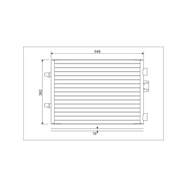 Kondensor, klimatanläggning Valeo 817602 VALEO