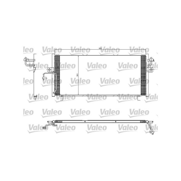 Kondensor, klimatanläggning Valeo 817603 VALEO