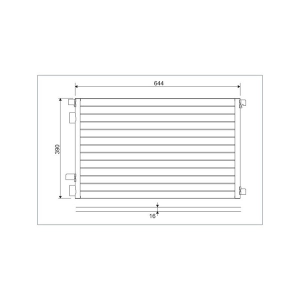 Kondensor, klimatanläggning, Fram Valeo 817608 VALEO Kondensor, klimatanläggning, Fram Valeo 817608 VALEO