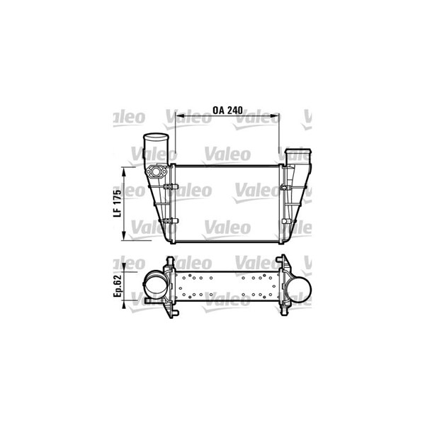 Intercooler Valeo 817625 VALEO Intercooler Valeo 817625 VALEO