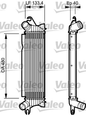 Intercooler Valeo 817654 VALEO