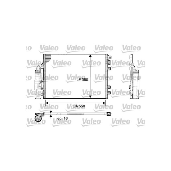 Kondensor, klimatanläggning Valeo 817661 VALEO Kondensor, klimatanläggning Valeo 817661 VALEO