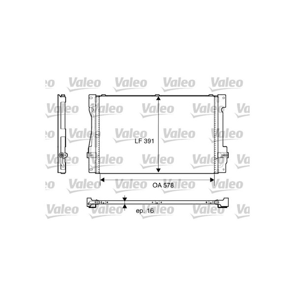 Kondensor, klimatanläggning Valeo 817675 VALEO