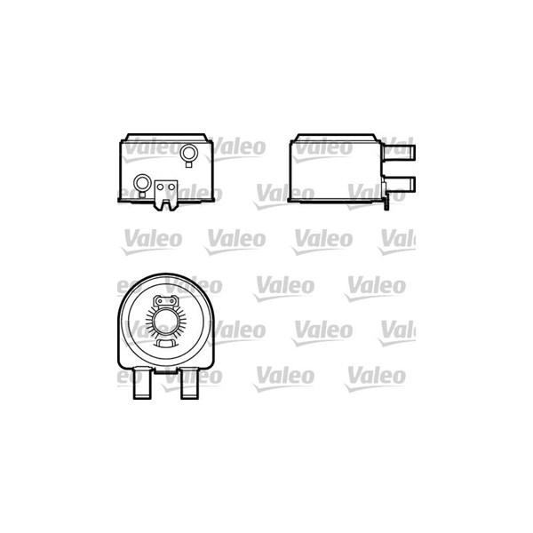 Oljekylare, motor Valeo 817704 VALEO