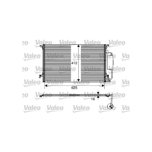 Kondensor, klimatanläggning, Fram Valeo 817712 VALEO