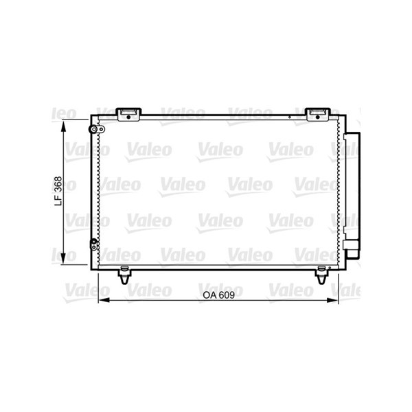 Kondensor, klimatanläggning Valeo 817805 VALEO