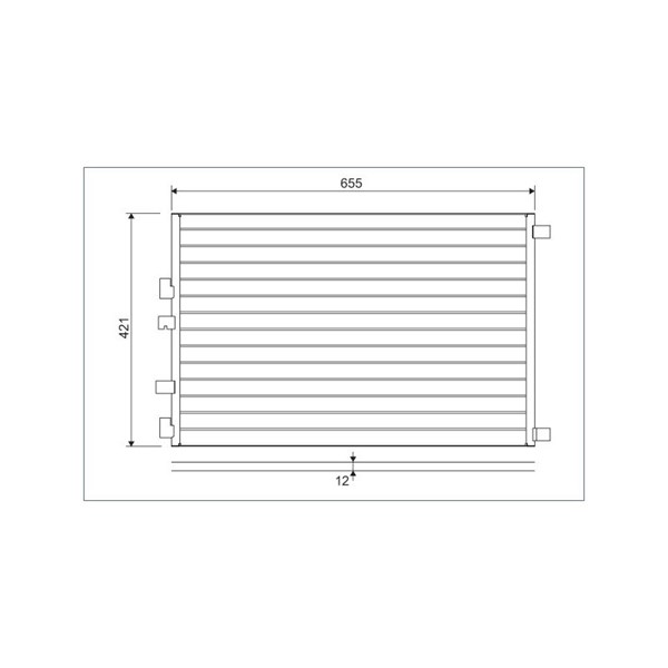 Kondensor, klimatanläggning Valeo 818002 VALEO