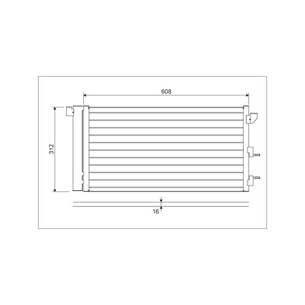 Kondensor, klimatanläggning Valeo 818005 VALEO Kondensor, klimatanläggning Valeo 818005 VALEO