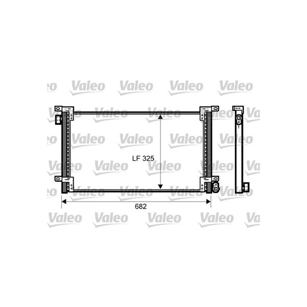 Kondensor, klimatanläggning Valeo 818036 VALEO