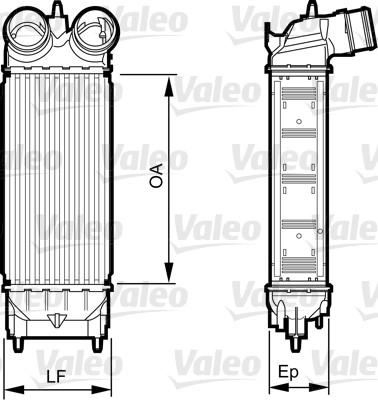 Intercooler Valeo 818227 VALEO