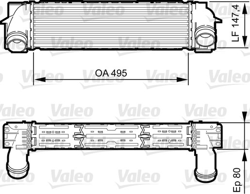 Intercooler Valeo 818252 VALEO