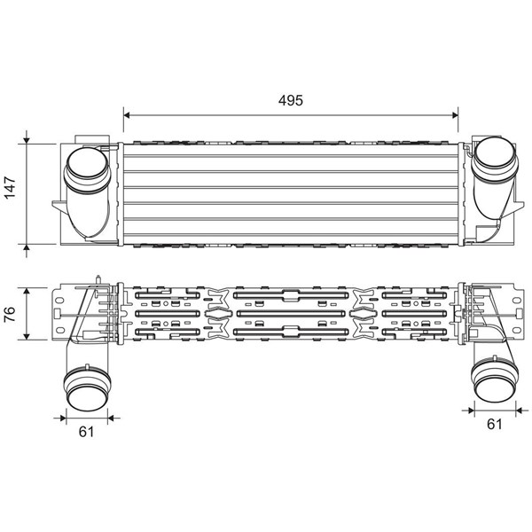 Intercooler Valeo 818252 VALEO