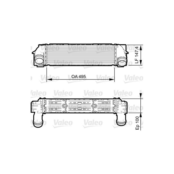 Intercooler Valeo 818254 VALEO