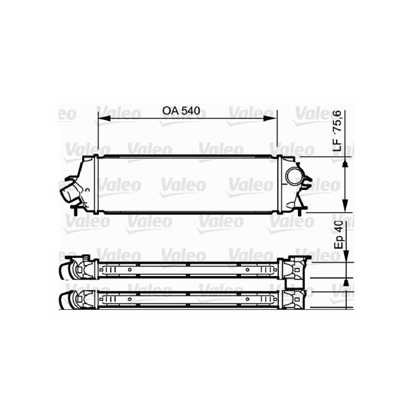 Intercooler Valeo 818771 VALEO Intercooler Valeo 818771 VALEO