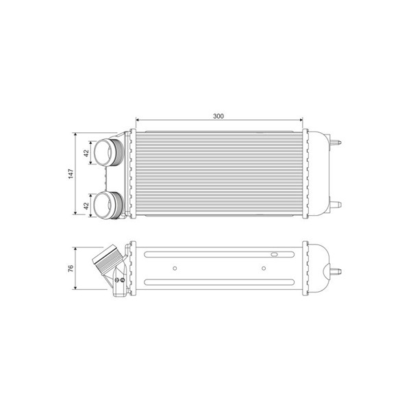 Intercooler Valeo 818822 VALEO