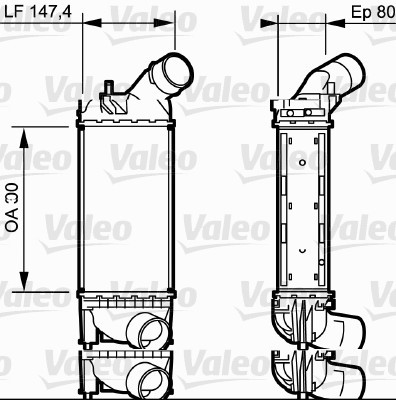 Intercooler Valeo 818853 VALEO