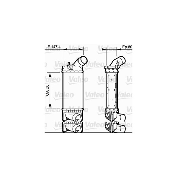 Intercooler Valeo 818853 VALEO Intercooler Valeo 818853 VALEO