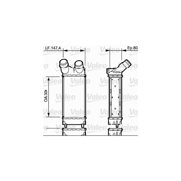 Intercooler Valeo 818866 VALEO