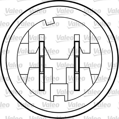 Fönsterhiss 12V, Fram, Vänster Valeo 850722 VALEO