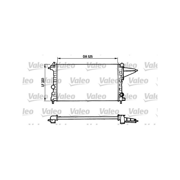 Kylare, motorkylning Valeo 883877 VALEO