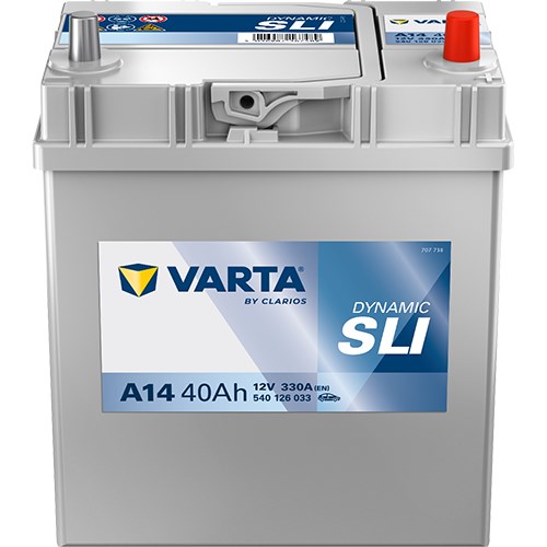 STARTBATTERI VARTA DYNAMIC SLI A14 12V 40AH 330A VARTA