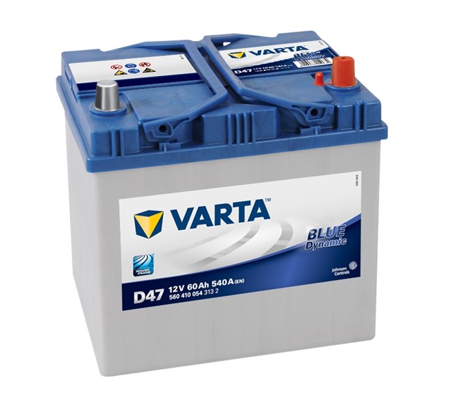 STARTBATTERI VARTA BLUE DYNAMIC D47 12V 60AH 540A VARTA