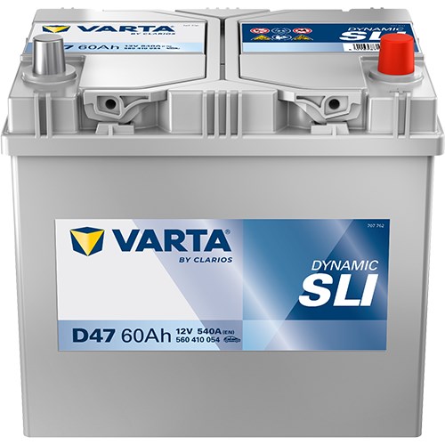 Startbatteri Varta Dynamic Sli D47 12v 60ah 540a VARTA