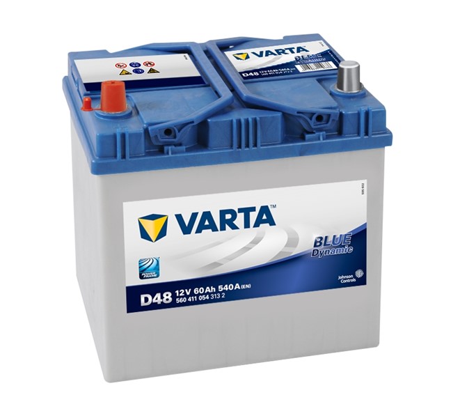 STARTBATTERI VARTA BLUE DYNAMIC D48 12V 60AH 540A VARTA